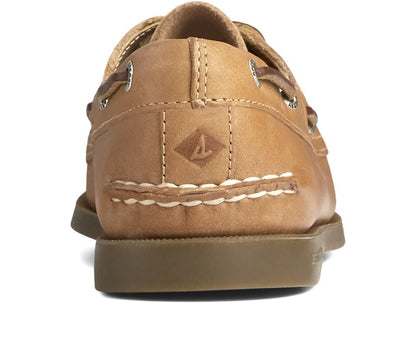 Women's Authentic Original Boat Shoe A/O SAHARA | Women's Sperry AUTHENTIC ORIGINAL Boat Shoes-Sahara Leather-9155240-Made in USA-BRANDY`S SHOES