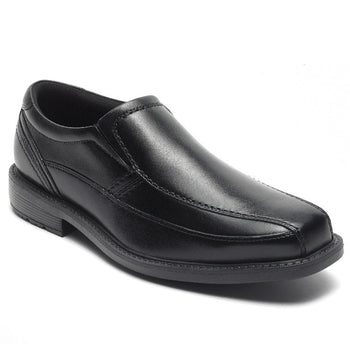 Men's Rockport Leader 2 Black Bike Toe Slip-On | Rockport Men's Sl2 Bike So Loafer-Brandy