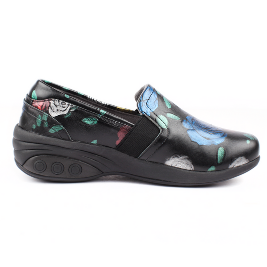 therafit women's annie black floral