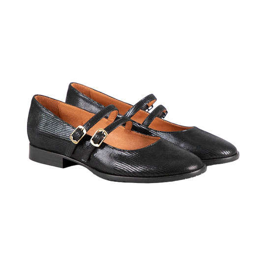 laurevan women's  anya black patent
