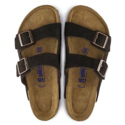 Arizona Soft Footbed Mocha Suede  Birkenstock at Brandys Shoes