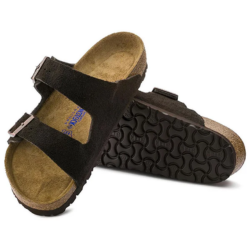 Arizona Soft Footbed Mocha Suede  Birkenstock at Brandys Shoes