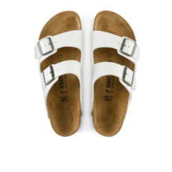 Arizona White Birkenstock at Brandys Shoes @BRANDYSSHOES