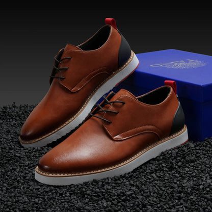 tayno men's breezy oxford coffee