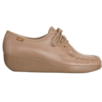 Bounce Lace Up Mocha Moccasin