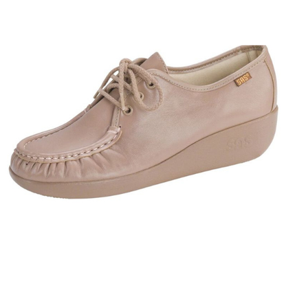 Bounce Lace Up Mocha Moccasin