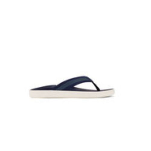 LEEWARD NAVY SLIPPERS