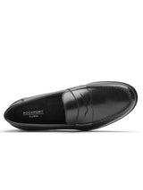 KEATON PENNY BLACK | Rockport Men's Keaton Penny Loafer Black CI8839-Brandy