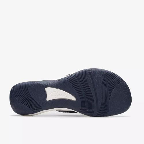 CLARKS WOMEN BREEZE  NAVY SLIPPERS