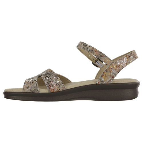 Duo Quarter Strap Multi Snake Sandal