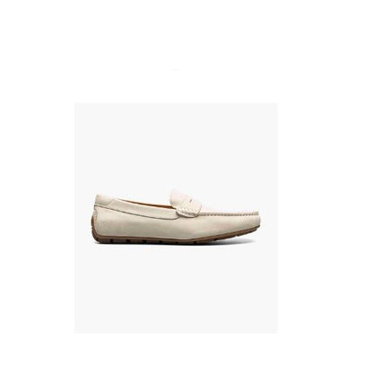 DANCER WHITE MOC TOE SHOES