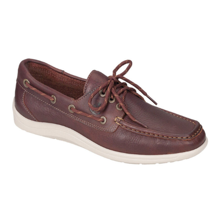Decksider Lace Up Brown Boat Shoes