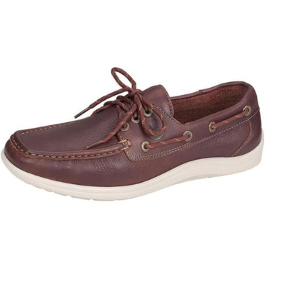 Decksider Lace Up Brown Boat Shoes