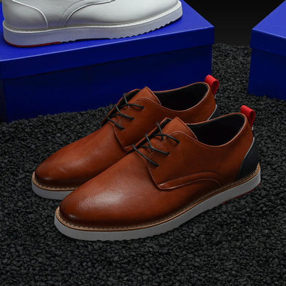 tayno men's breezy oxford coffee