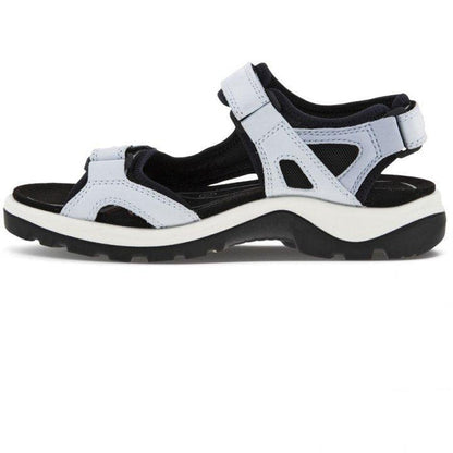 YUCATAN AIR BLUE | ECCO Womens Sandal Offroad Air/Dusty Blue-Brandy