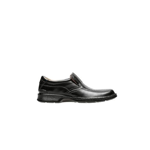 Clarks Men's Escalade Black Leather Step Slip-on Loafer