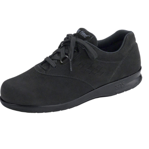 Free Time Black Walking Shoe