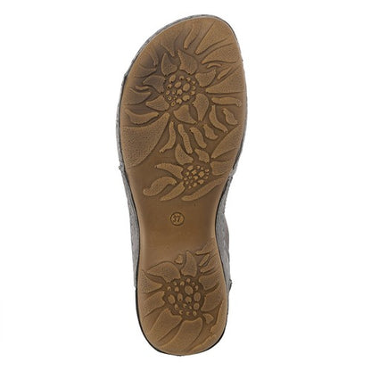 Flexus  Adede Charcoal Sandals