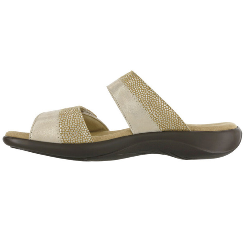 Golden Nudu Slide  Leather Sandal