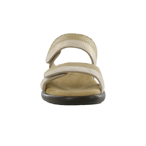 Golden Nudu Slide  Leather Sandal