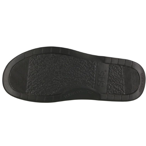Side Gore  Black Slip On Loafer