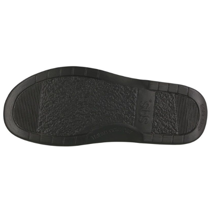 Side Gore  Black Slip On Loafer