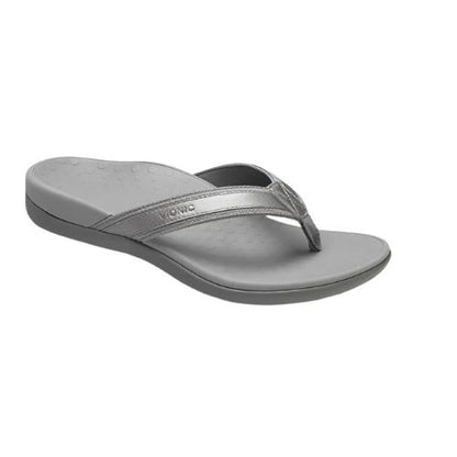 GREY FLORAL TIDE FLIP FLOPS