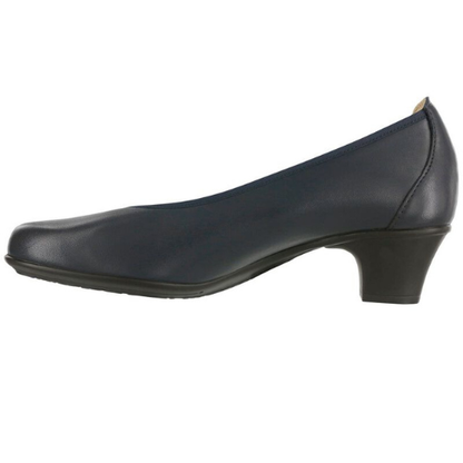 Milano Heeled Navy Pump