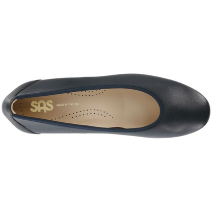 Milano Heeled Navy Pump