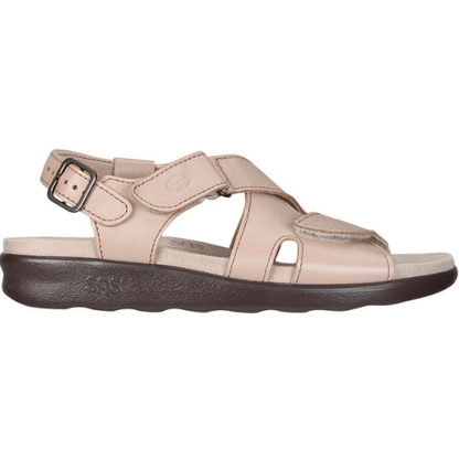 Huggy Cross Strap Truffle Sandal