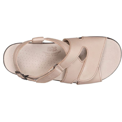 Huggy Cross Strap Truffle Sandal