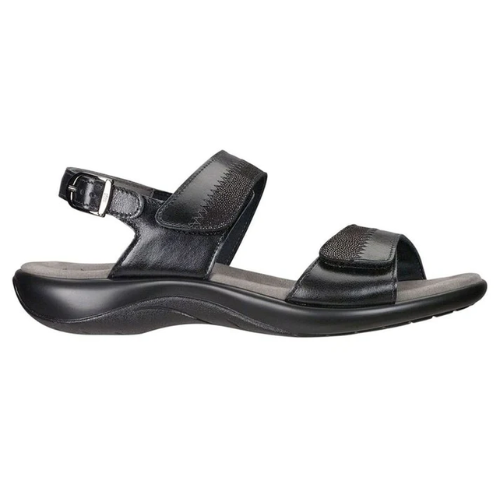 Nudu Midnight Black Sandals