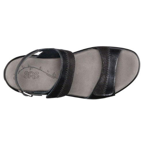 Nudu Midnight Black Sandals