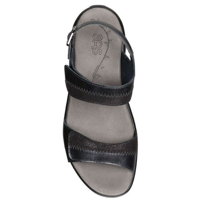 Nudu Midnight Black Sandals