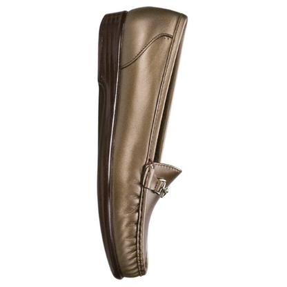sas women's metro leather loafer bronze
