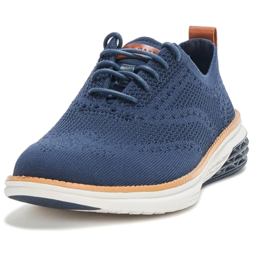 Cole Haan Men's Navy Grand Hurrion Stitchlite Plain Toe