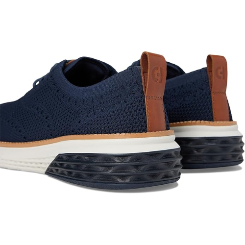 Cole Haan Men's Navy Grand Hurrion Stitchlite Plain Toe