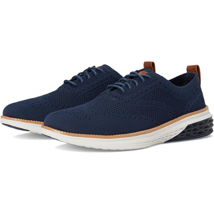Cole Haan Men's Navy Grand Hurrion Stitchlite Plain Toe