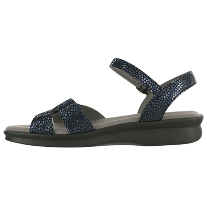 Duo Navy Perla Strap Sandals