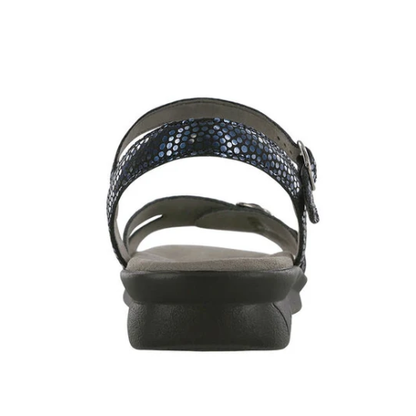 Duo Navy Perla Strap Sandals