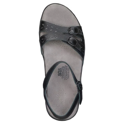Duo Black  Buckle Sandals