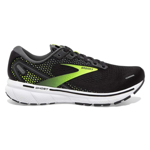 Brooks Women's Ghost 14 Running Shoes - Black / Green / White