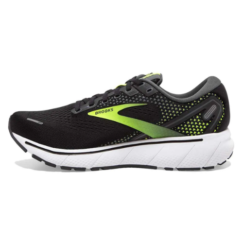 Brooks Women's Ghost 14 Running Shoes - Black / Green / White