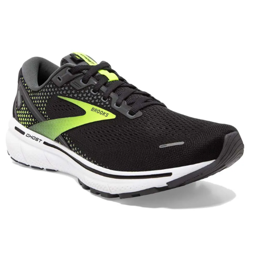 Brooks Women's Ghost 14 Running Shoes - Black / Green / White