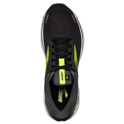 Brooks Women's Ghost 14 Running Shoes - Black / Green / White
