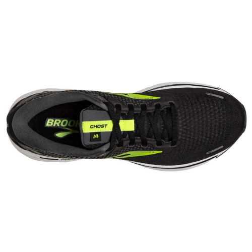 Brooks Women's Ghost 14 Running Shoes - Black / Green / White