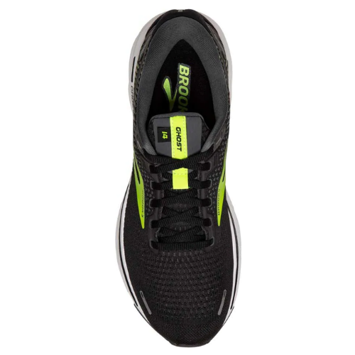 Brooks Women's Ghost 14 Running Shoes - Black / Green / White