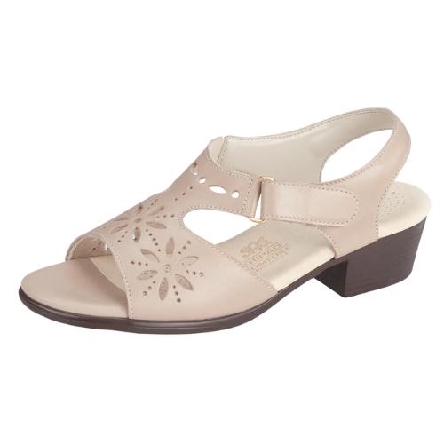 SAS Women's Sunburst Heeled Sandals - Cream