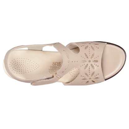 SAS Women's Sunburst Heeled Sandals - Cream