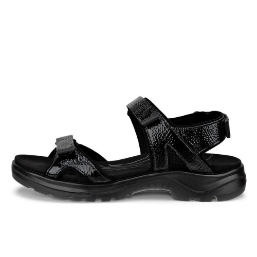 Women's ECCO Offroad Black Outdoor Sport Sandals